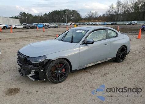 2024 BMW 230I из США, поврежденный, VIN 3MW23CM05R8D98334